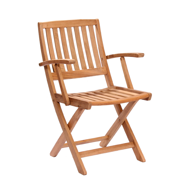 Product photograph of Chiltern Folding Armchair from The Garden Furniture Centre Ltd