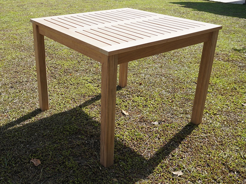 Product photograph of Chelsea Square Teak Table from The Garden Furniture Centre Ltd