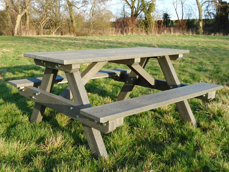 Product photograph of A Framed Picnic Table 1 5m from The Garden Furniture Centre Ltd