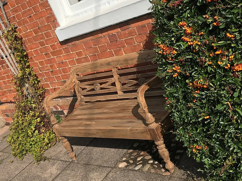 Product photograph of Java Antique Bench 1 2m from The Garden Furniture Centre Ltd