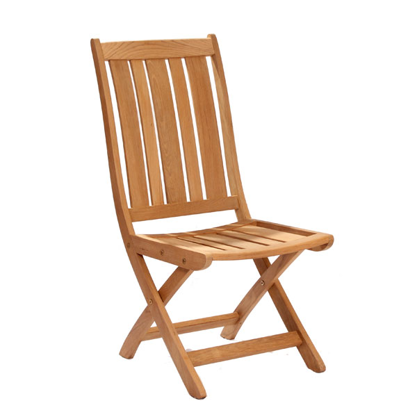Product photograph of Kingsbury Folding Diner Chair from The Garden Furniture Centre Ltd