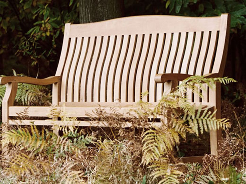 Product photograph of Malvern Teak Bench 150cm Fsc Certified from The Garden Furniture Centre Ltd