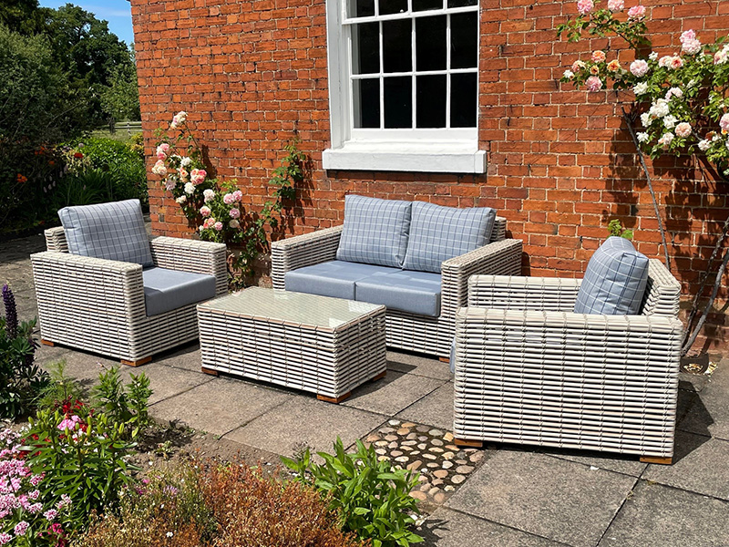 Product photograph of Fiji Pipe 2 Seater Sofa Suite from The Garden Furniture Centre Ltd