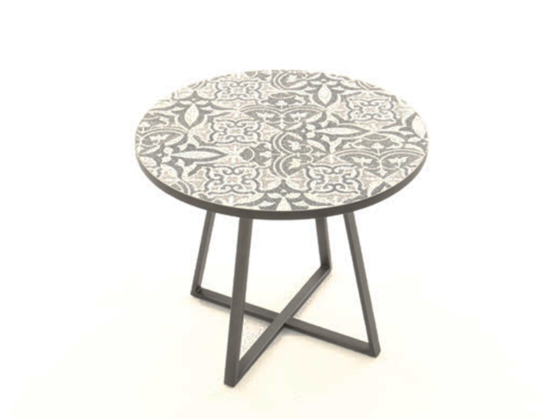 Product photograph of Terrazzo Bistro Table from The Garden Furniture Centre Ltd