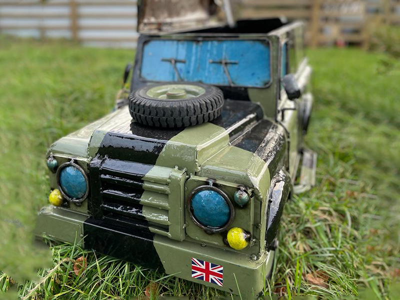 Product photograph of Army Land Rover Drinks Cooler from The Garden Furniture Centre Ltd