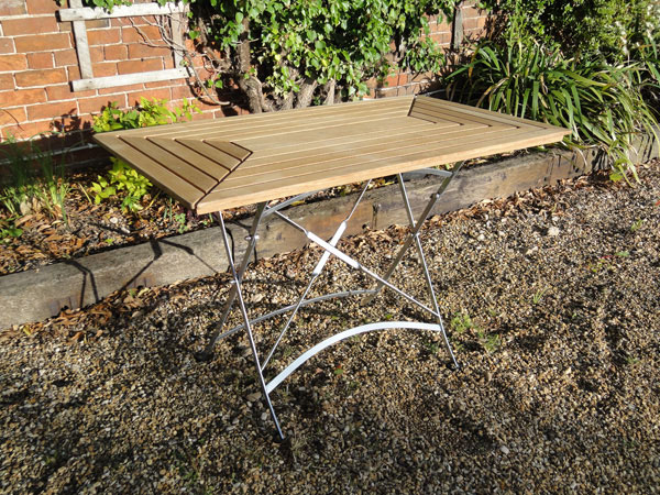 Product photograph of Clarence Folding Rectangular Table Fsc Certified from The Garden Furniture Centre Ltd