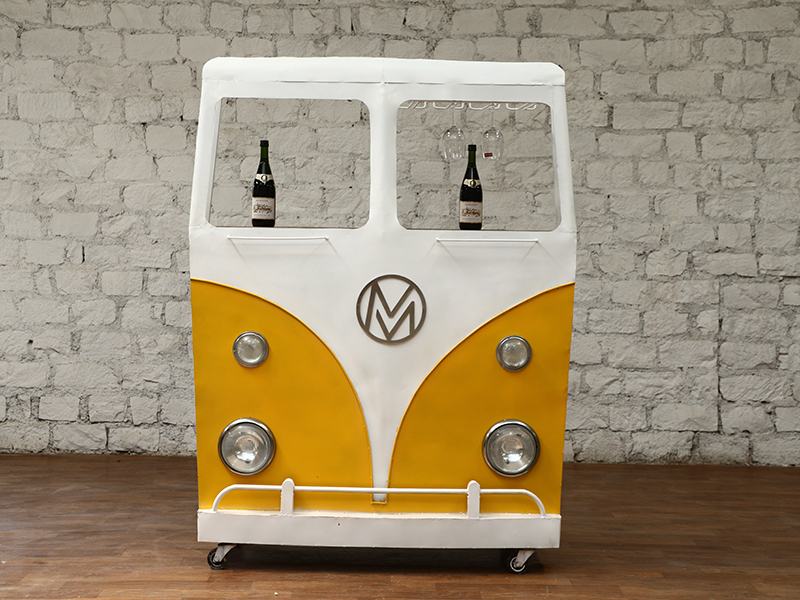 Product photograph of Indian Vw Front Only Bus Bar Yellow from The Garden Furniture Centre Ltd