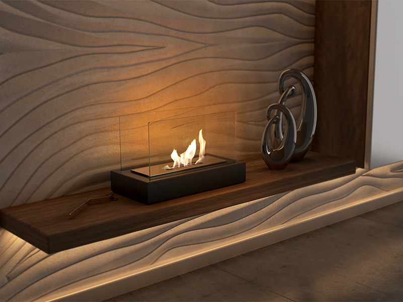 Product photograph of Galina Free Standing Bio Fireplaces from The Garden Furniture Centre Ltd