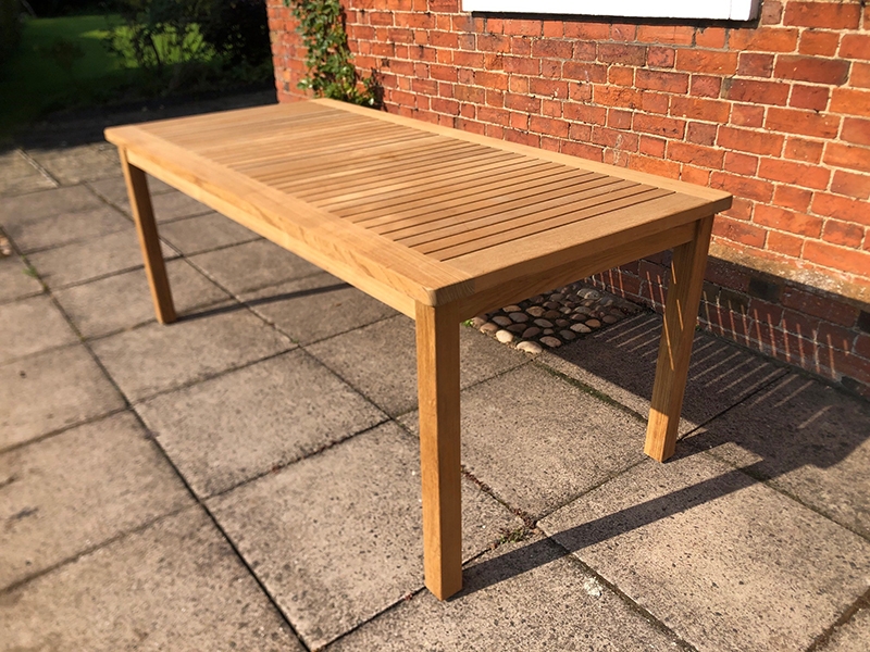 Product photograph of Adonis Rectangular Table - 190cm from The Garden Furniture Centre Ltd
