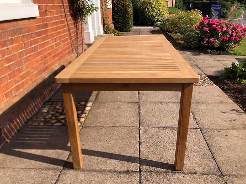 Product photograph of Adonis Rectangular Table - 150cm from The Garden Furniture Centre Ltd