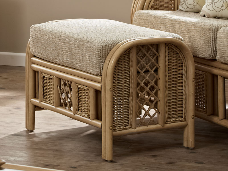 Product photograph of Alaska Footstool from The Garden Furniture Centre Ltd