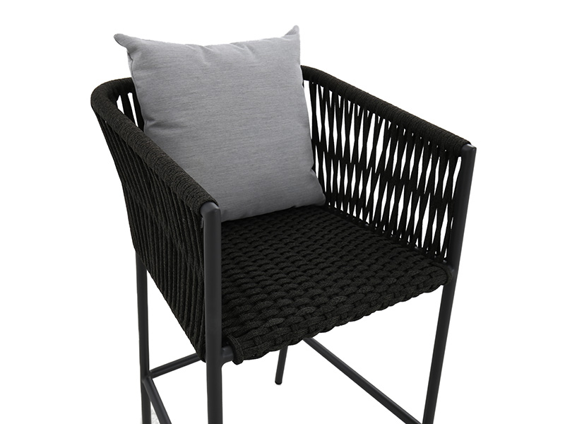 Product photograph of Aruba Rope Bar Stool from The Garden Furniture Centre Ltd