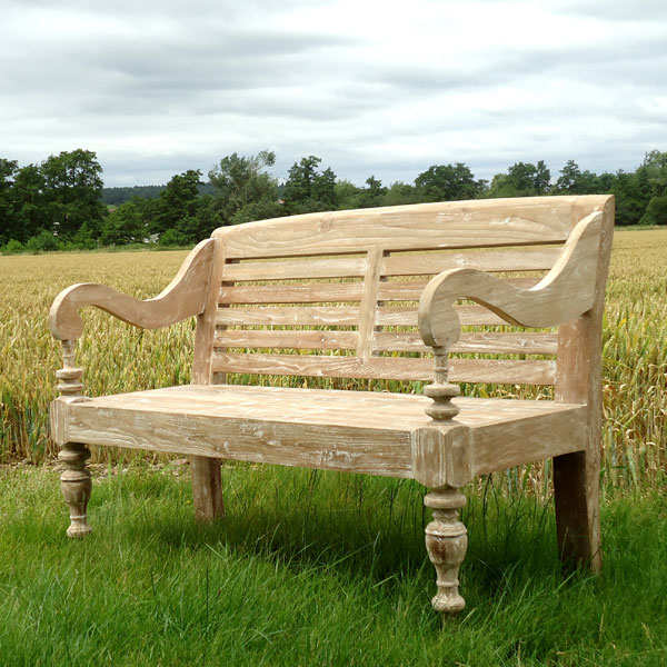 Product photograph of Bali Antique Bench 1 8m from The Garden Furniture Centre Ltd