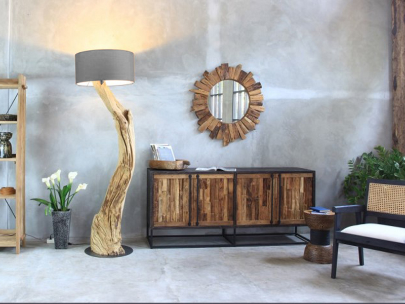 Product photograph of Bartos Floor Lamp from The Garden Furniture Centre Ltd