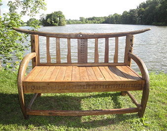 Product photograph of Antler Bench from The Garden Furniture Centre Ltd