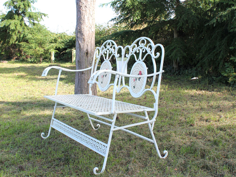 Product photograph of Romantique 2 Seater Bench from The Garden Furniture Centre Ltd