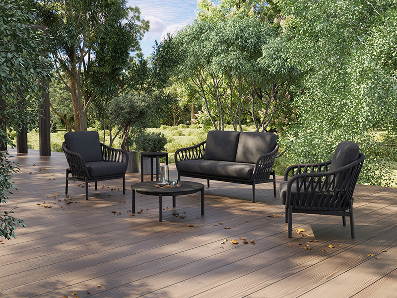 Product photograph of Brisbane 2 Seater Sofa Set Pre-order from The Garden Furniture Centre Ltd