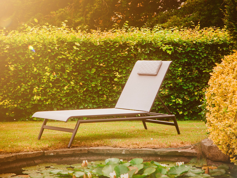Product photograph of California Sun Lounger from The Garden Furniture Centre Ltd
