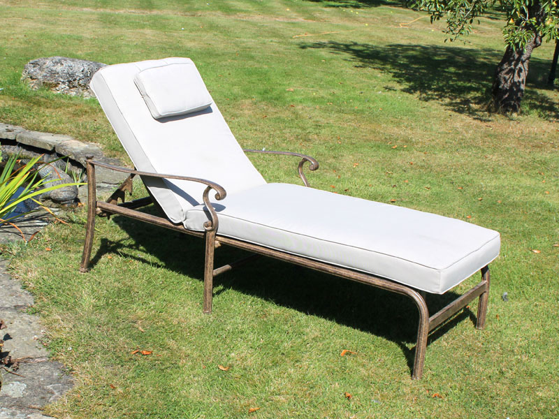Product photograph of Casino Sun Lounger from The Garden Furniture Centre Ltd