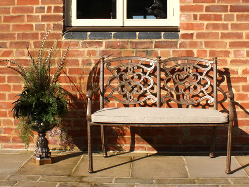 Product photograph of Casino Bench from The Garden Furniture Centre Ltd