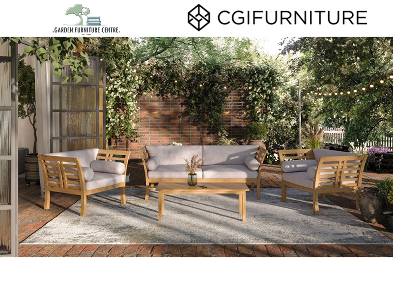 Product photograph of Paris Sofa Suite Fsc Certified from The Garden Furniture Centre Ltd