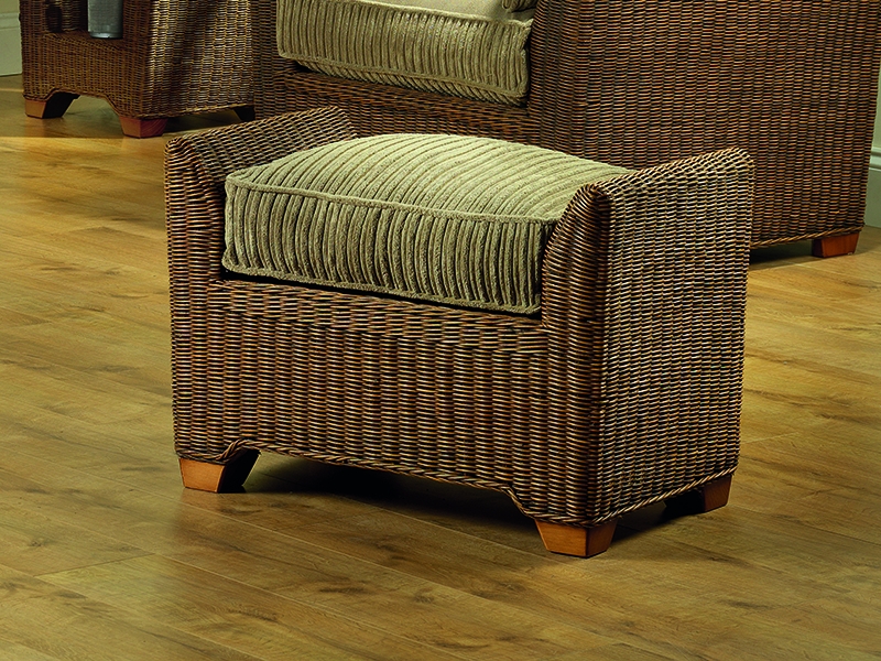 Product photograph of Mgm Chester Footstool Conway Mink Replacement Cushion from The Garden Furniture Centre Ltd