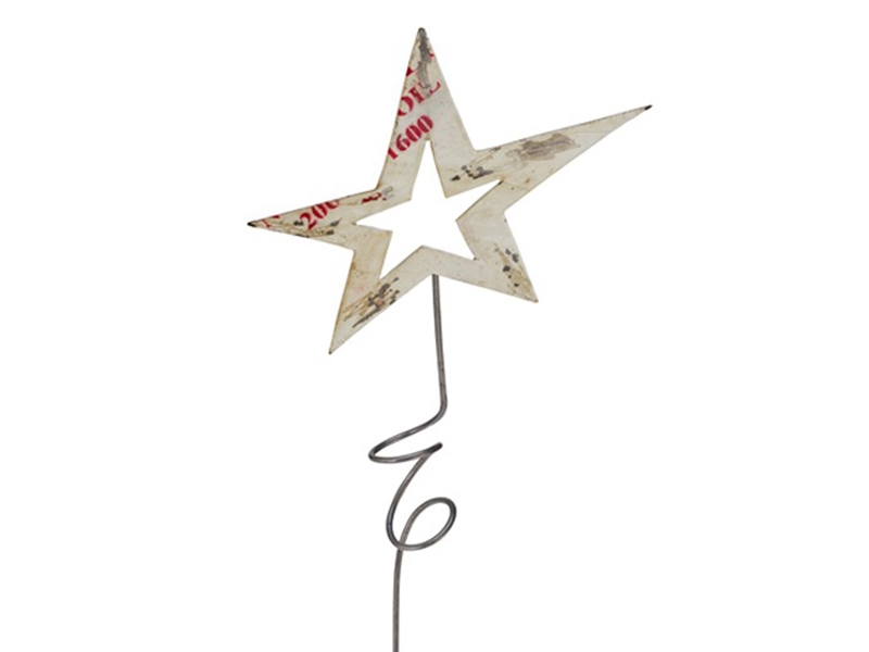 Festive Star Stakes - Set of 10 from The Garden Furniture Centre