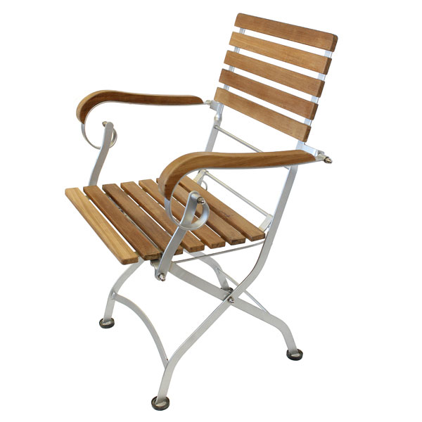 Product photograph of Clarence Folding Armchair Fsc Certified from The Garden Furniture Centre Ltd