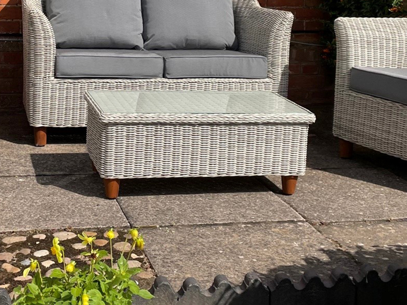 Product photograph of Fiji Smooth Coffee Table from The Garden Furniture Centre Ltd