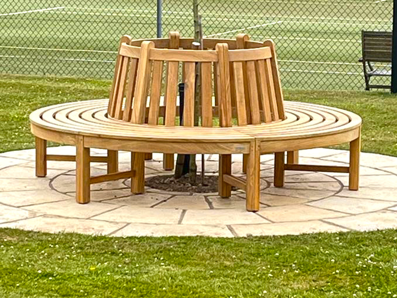 Product photograph of Small Circular Tree Bench from The Garden Furniture Centre Ltd