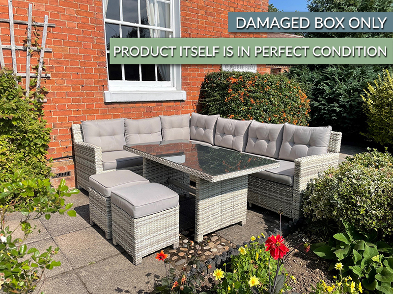 Product photograph of Cannes Corner Dining Set Damaged Box from The Garden Furniture Centre Ltd