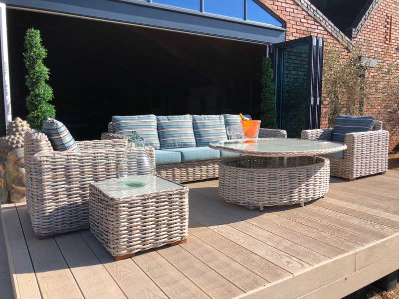 Product photograph of Fiji 4 Seater Sofa Suite from The Garden Furniture Centre Ltd