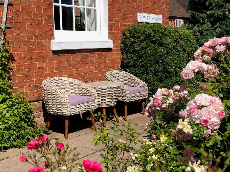 Product photograph of Fiji Bistro Set from The Garden Furniture Centre Ltd