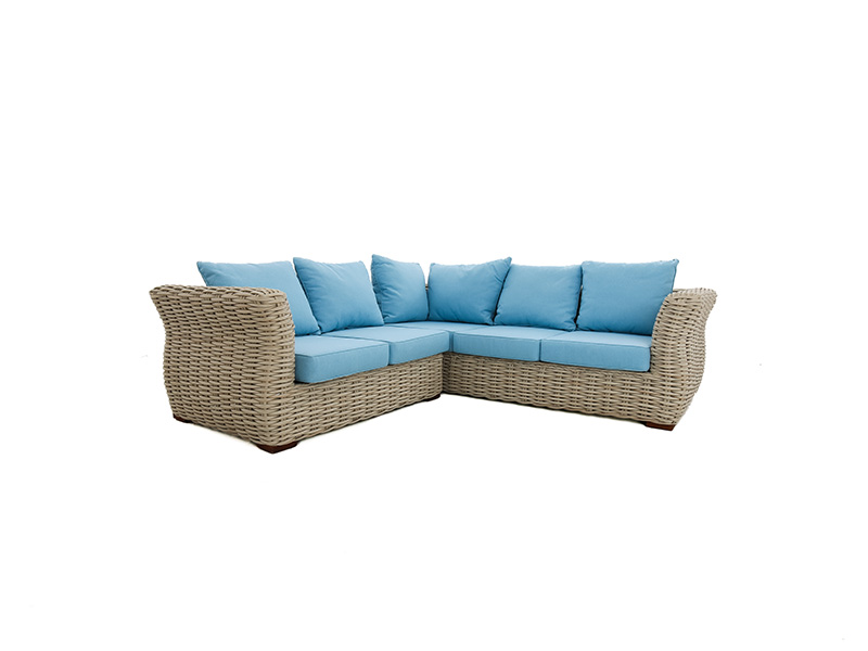 Product photograph of Fiji Wave Corner Sofa Set from The Garden Furniture Centre Ltd