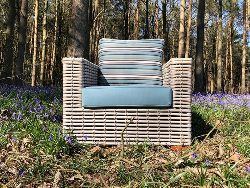 Product photograph of Fiji Pipe Armchair from The Garden Furniture Centre Ltd