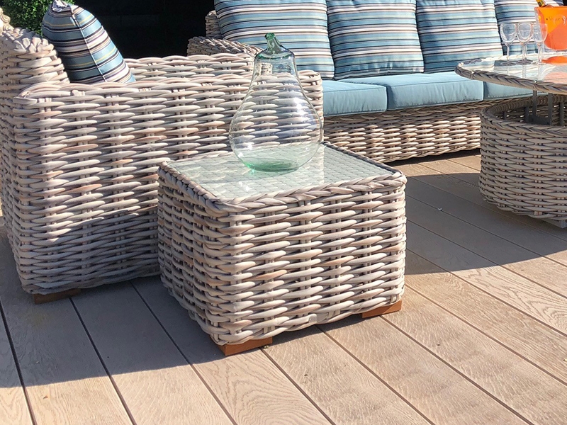 Product photograph of Fiji Side Table from The Garden Furniture Centre Ltd