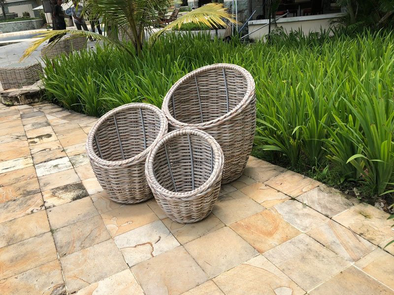 Product photograph of Fiji Flower Baskets from The Garden Furniture Centre Ltd