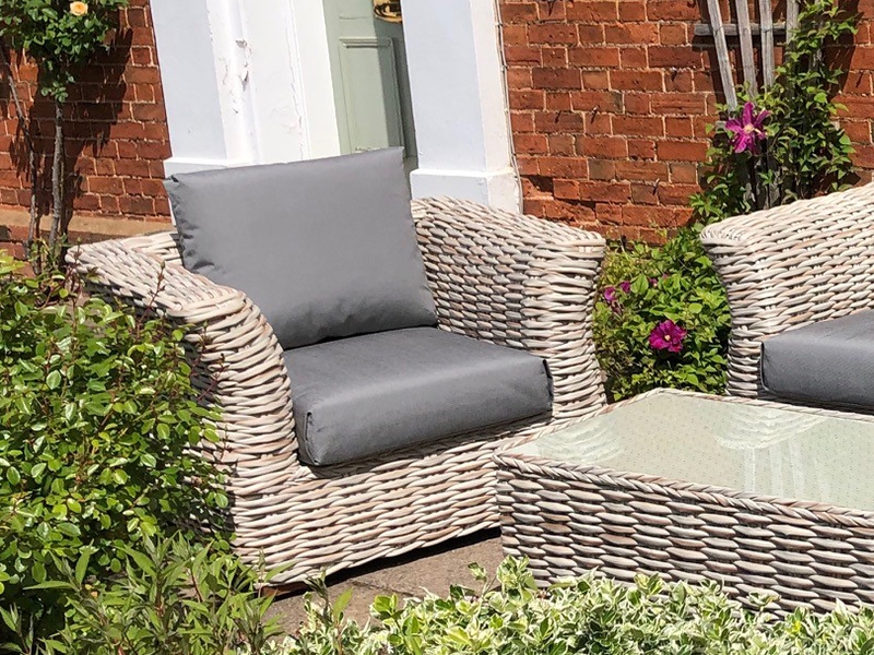 Product photograph of Fiji Wave Armchair from The Garden Furniture Centre Ltd