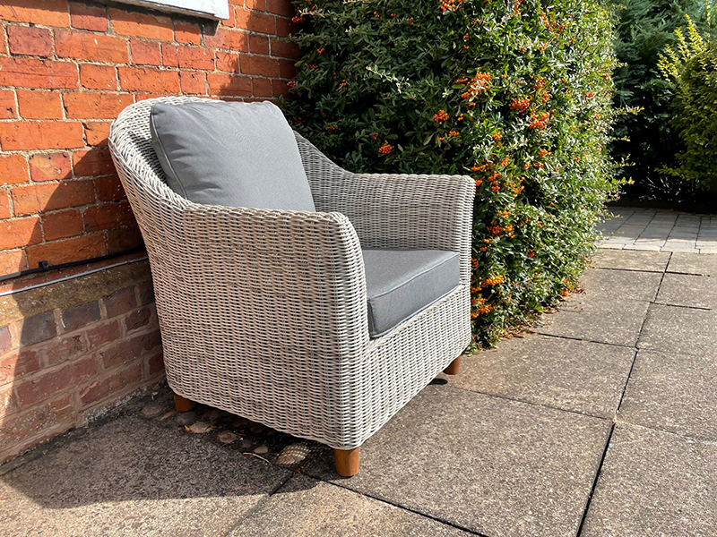 Product photograph of Fiji Smooth Armchair from The Garden Furniture Centre Ltd