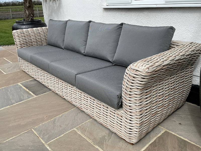 Product photograph of Fiji Wave 4 Seater Sofa from The Garden Furniture Centre Ltd