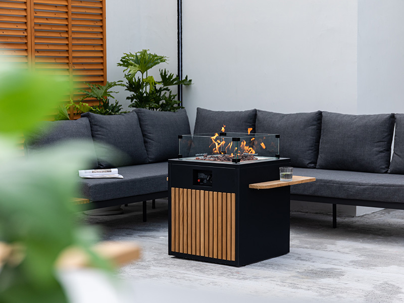 Product photograph of Celeste Fire Pit Table from The Garden Furniture Centre Ltd