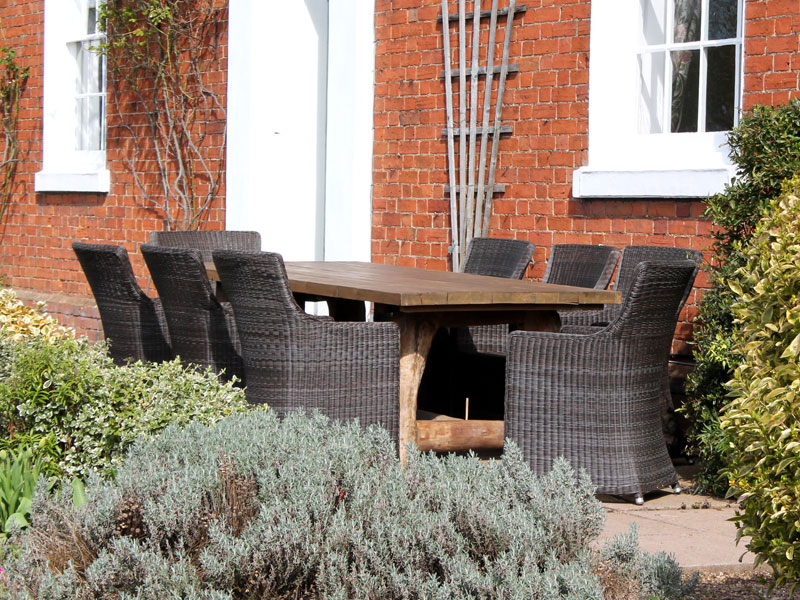 Product photograph of Flintstone Dining Set from The Garden Furniture Centre Ltd
