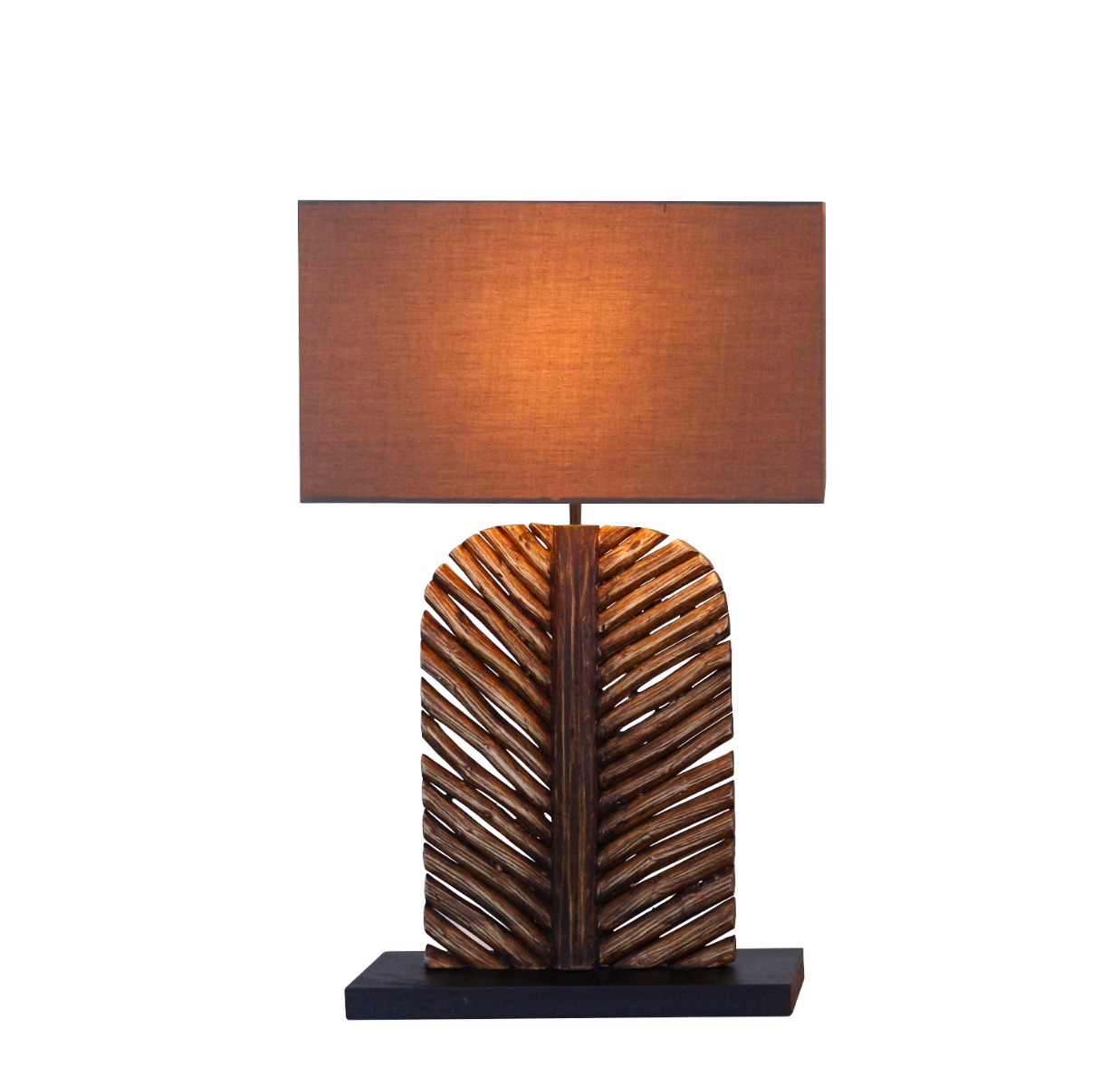 Product photograph of Leaf Forresta Table Lamp from The Garden Furniture Centre Ltd