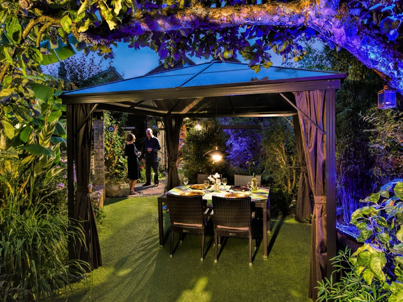 Product photograph of Four Seasons Junior Gazebo 3 X 3m April Offers from The Garden Furniture Centre Ltd