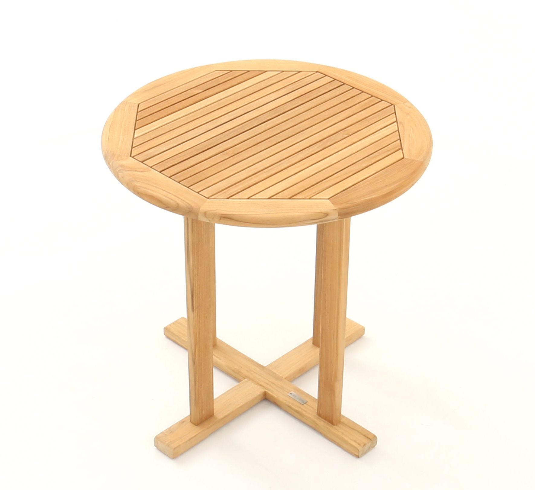 Product photograph of Teak Caf Table Fsc Certified from The Garden Furniture Centre Ltd