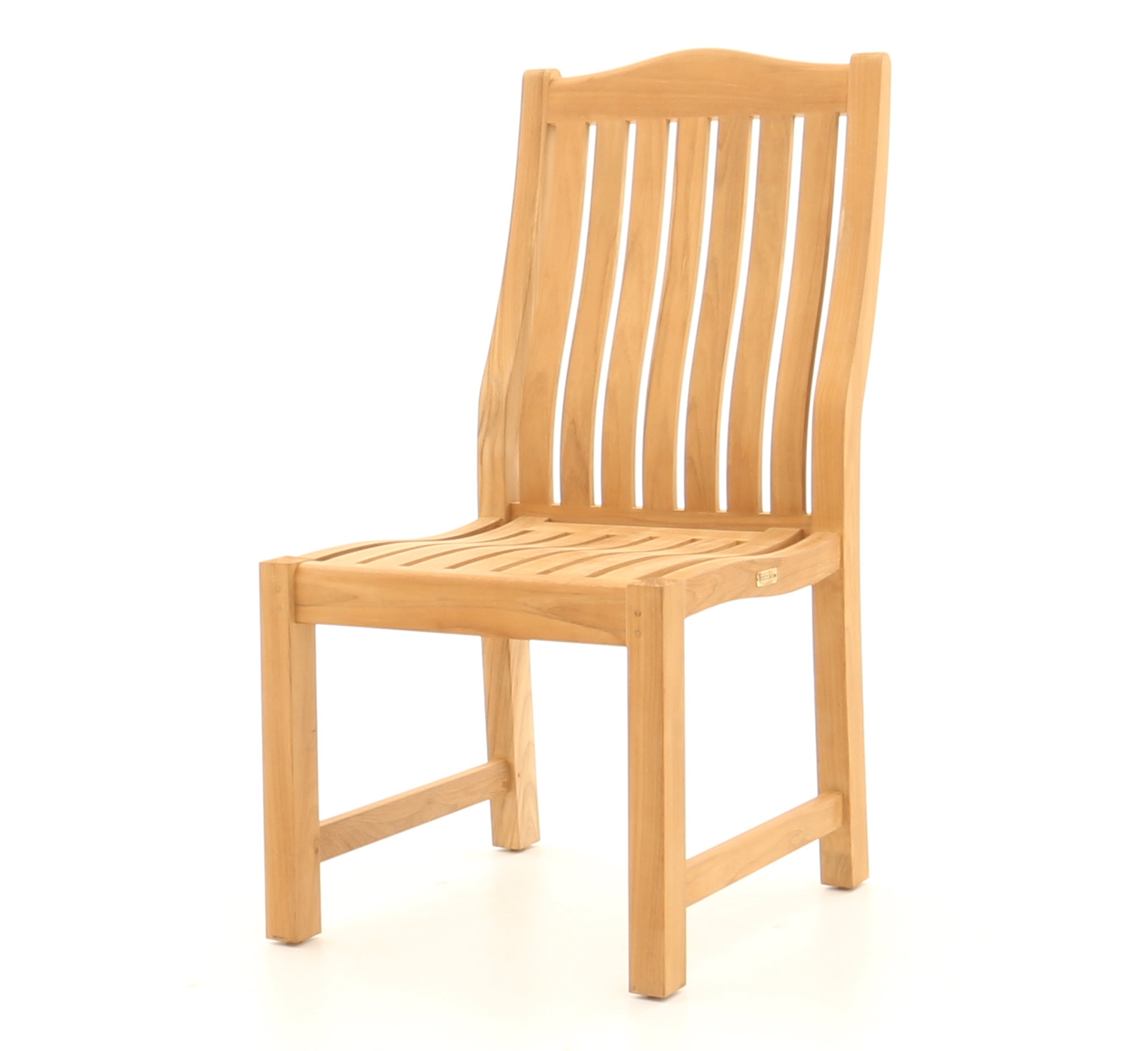 Product photograph of Malvern Teak Diner Chair Fsc Certified from The Garden Furniture Centre Ltd