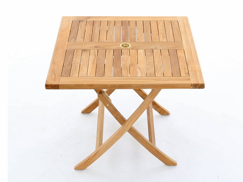 Product photograph of Amelia Teak Folding Table Pre Order from The Garden Furniture Centre Ltd