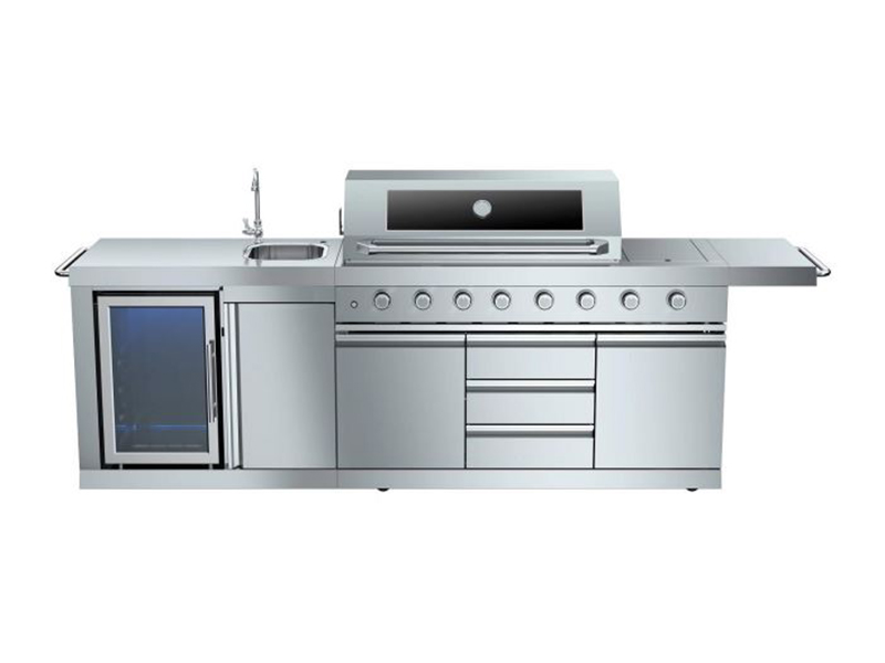Product photograph of Premium Six Burner Kitchen Bbq from The Garden Furniture Centre Ltd
