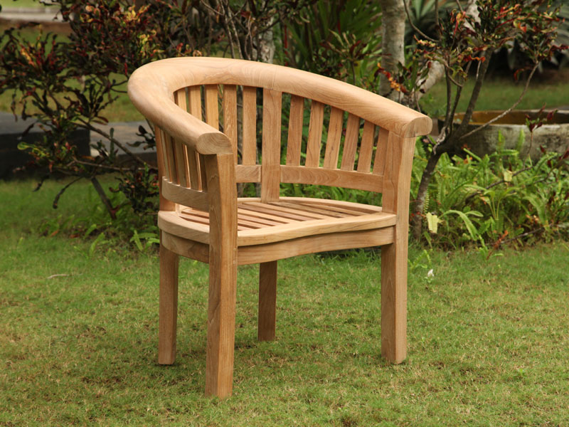 Product photograph of Half Moon Chair from The Garden Furniture Centre Ltd
