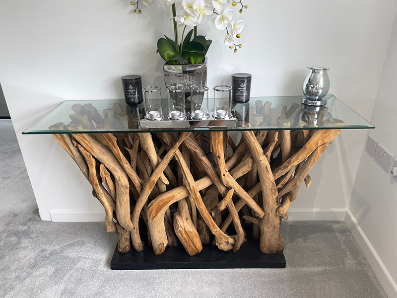 Product photograph of Ace Reclaimed Console Table from The Garden Furniture Centre Ltd